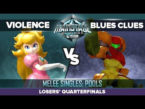 Violence vs Blues Clues - Losers' Quarterfinals: Melee Singles Pools - Mainstage | Peach vs Samus