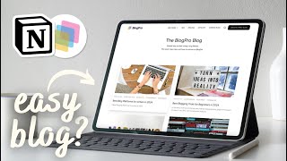 How to Start a Blog With Notion | Easy Tutorial with BlogPro