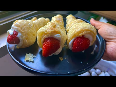 2 Ingredient Cream Horns