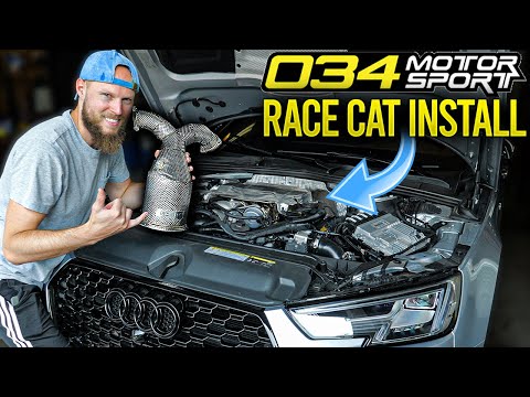 Installing DOWNPIPE on my B9 Audi S4! *LOUDER & FASTER*