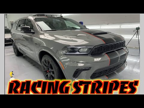RACING STRIPES ON DODGE DURANGO!