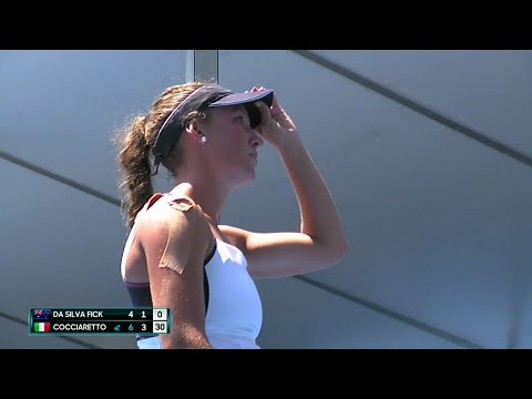 Da Silva Fick Gabriella v Cocciaretto Elisabetta - 2018 Melbourne