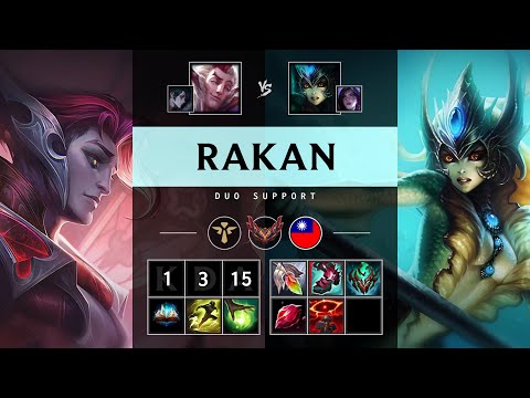 Rakan Support vs Nami - TW Grandmaster Patch 25.18