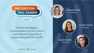 One Question. Real Answer | S1 E1: The Biggest Modernization Misconception