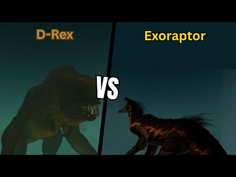Exoraptor vs D Rex | Roblox Primal Pursuit