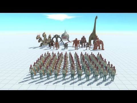 100 CROSSBOW ANEKO VS ALL TEAMS | Animal Revolt Battle Simulator