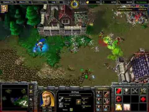 Warcraft III:Reign of Chaos Speedrun Human Campaign (hard difficulty) part 5 (part3)