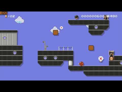 Airship by Joe - SUPER MARIO MAKER - NO COMMENTARY 1bj
