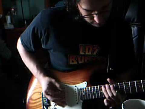 Paul Gilbert and Freddie Nelson The Last Rock And Roll Star Solo Cover (Alex Carrera)