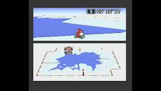 Super Mario Kart (PAL) Time Trial : Vanilla Lake 2 (VL2) - 48"09 non-NBT (World Record)