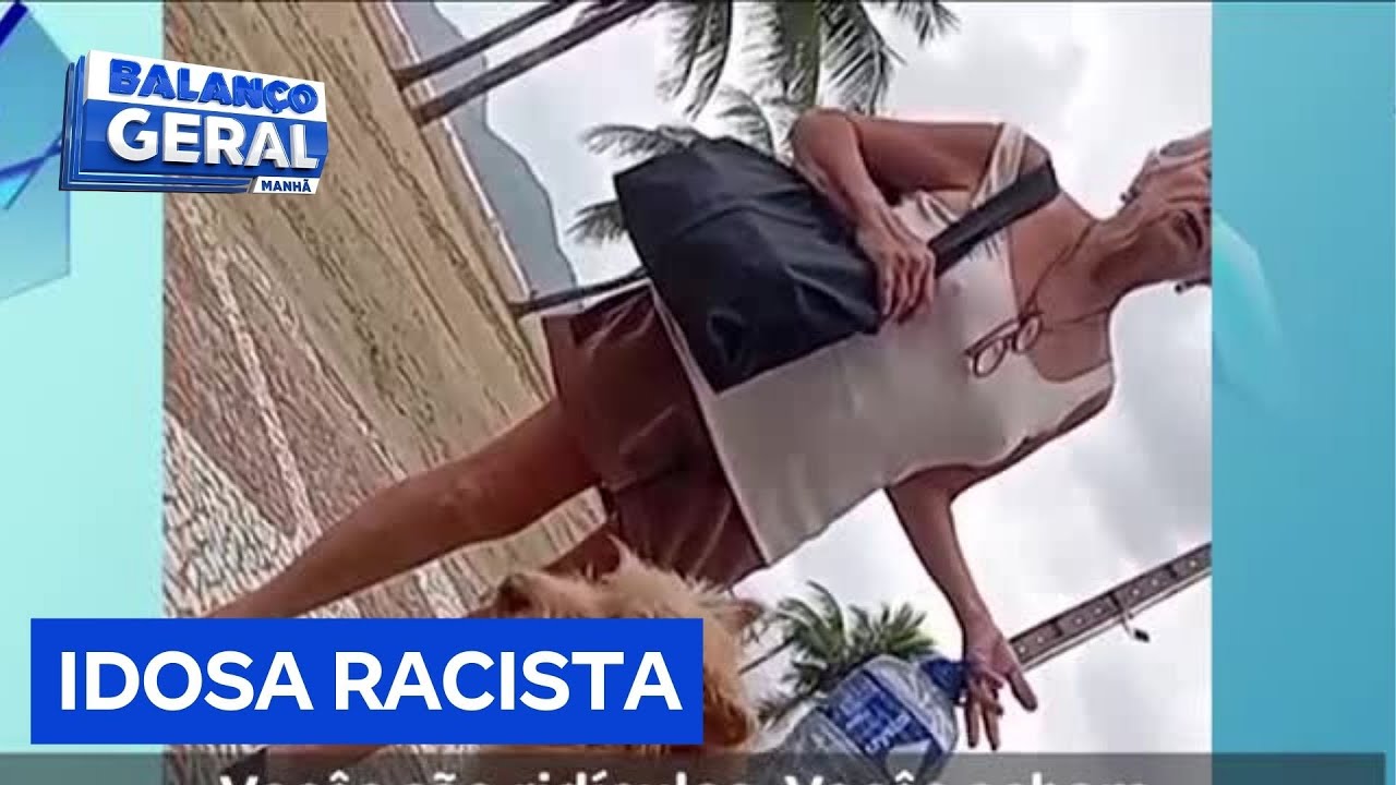Idosa usa termos racistas para ofender homem em praia de Santos (SP)
