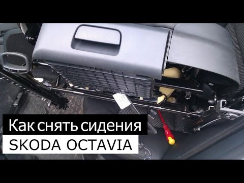 Как снять сидения Шкода Октавия А5: подробная инструкция