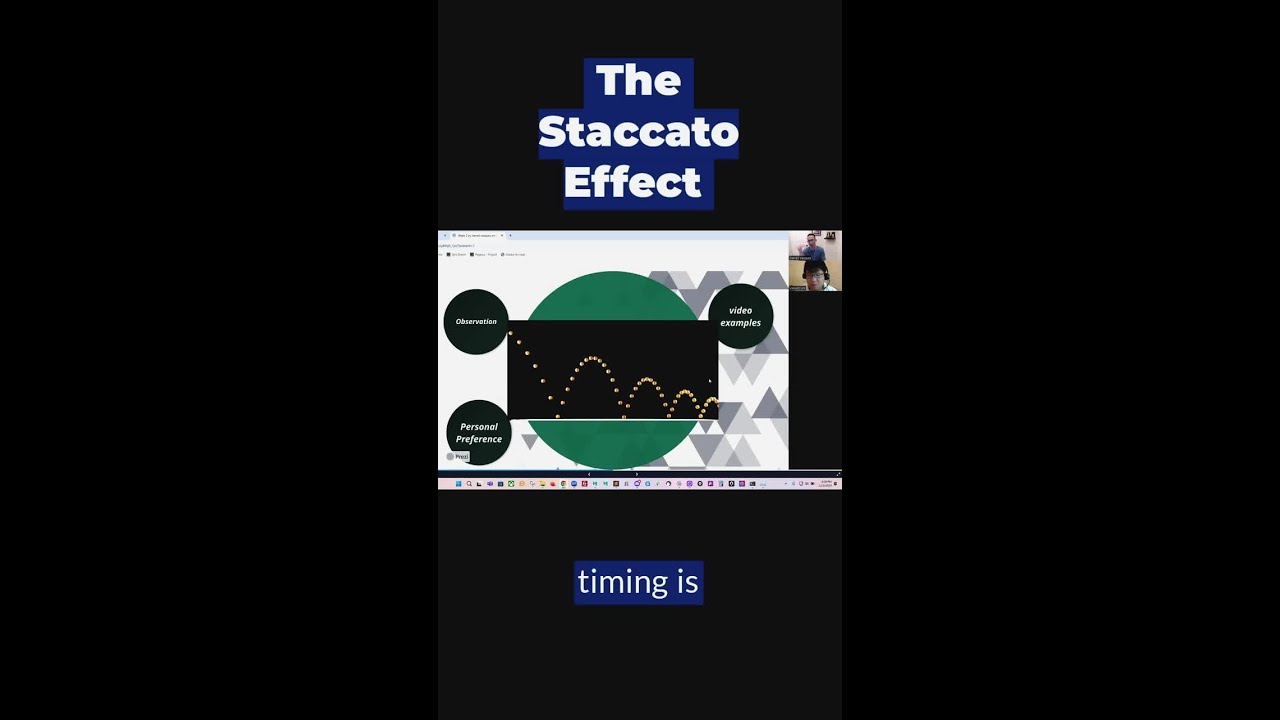 Feature Workshop 1 - The Staccato Effect