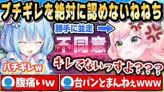 【利用規約に同意したい】台パンしまくりでブチギレてるのに絶対に認めないねねちｗ【ホロライブ 切り抜き/桃鈴ねね/雪花ラミィ】
