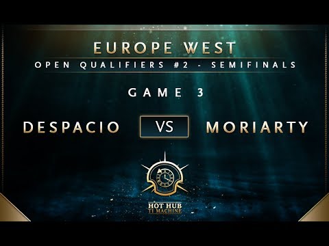 Despacio vs Moriarty Game 3 - The International 7: Open Qual. #2 EU: Semifinals -@Bkop92 @PqMzDotA_