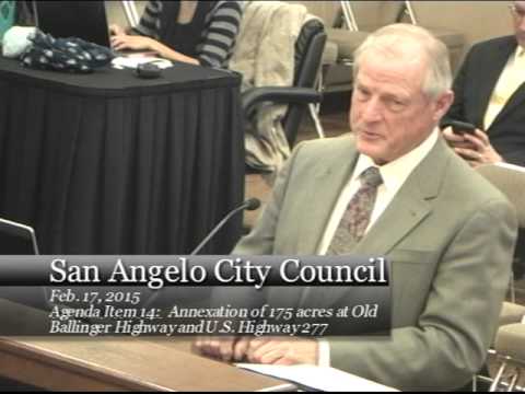 San Angelo City Council 2-17-15