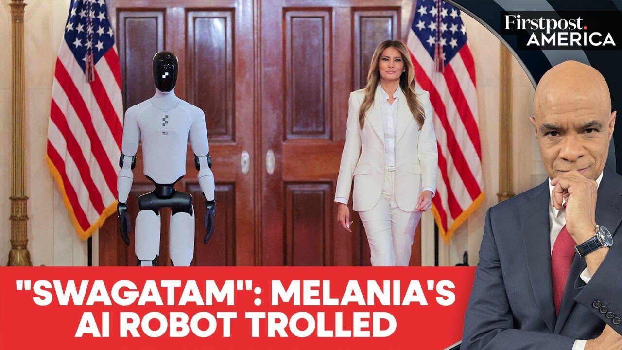 Melania Trump Unveils Humanoid Robot At White House, Faces Online Backlash | Firstpost America