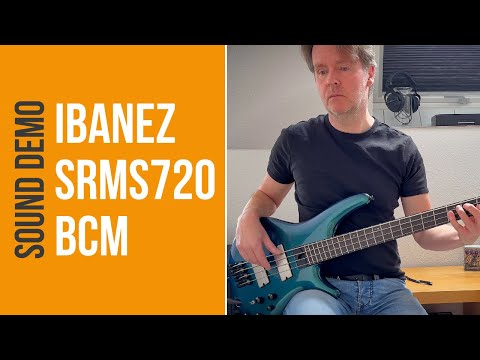 Демонстрация звучания бас-гитары Ibanez SRMS720-BCM