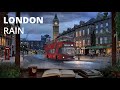London Coffee Shop Ambience ️ Rain Thunderstorm Sounds For Studying Relaxation And Focus