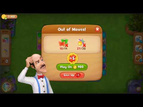 Gardenscapes Stuck Level 3584