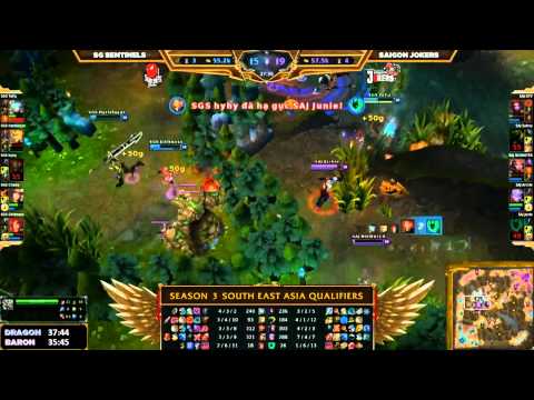 [LOL SEA Regional Qualifier] Singapore Sentinels VS Saigon Jokers | SGS Chawy Highlights