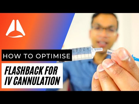 How to optimise FLASHBACK with SALINE for the most DIFFICULT VEINS