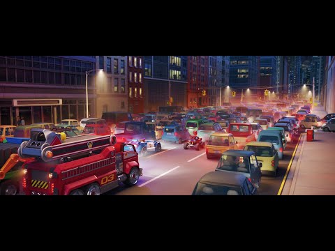 Traffic Jam Scene - PAW Patrol The Movie 2021