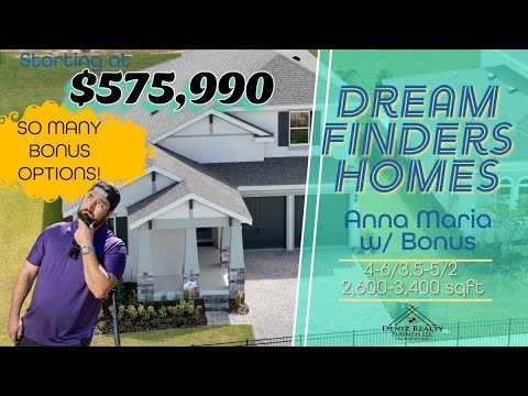 Anna Maria with a Bonus by Dream Finders Homes | The Hills | Minneola, Florida