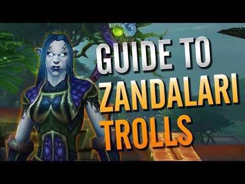 Zandalari Trolls Customization, Druid Skins & Racial Abilities | World Of Warcraft | WoW