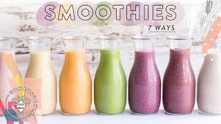 7 Life-Changing HEALTHY SMOOTHIES 🍓| HONEYSUCKLE