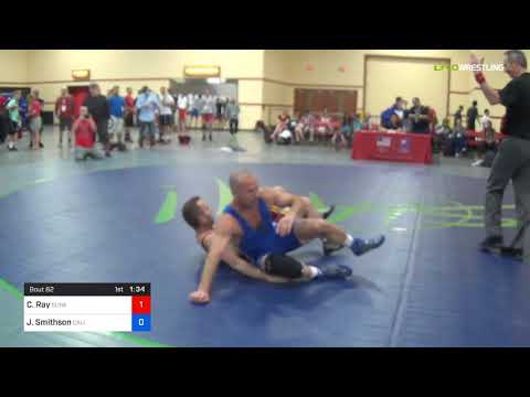2018 Marine Corps US Open/Masters B Greco Roman 70 Con 4 - Curtis Ray (Sunk) Vs. James Smithson (C