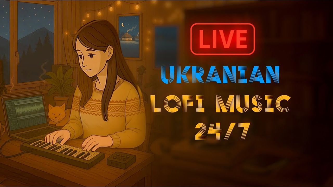 Lofi Chill Beats to Relax/Study/Sleep | Ukrainian Ambient Tape Vibes + Soft Vocals (24/7 Stream)