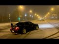 Subaru Impreza WRX Snow Drift Winter