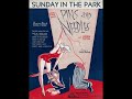 Nita Carol and Alan Holt – Sunday in the Park, 1937