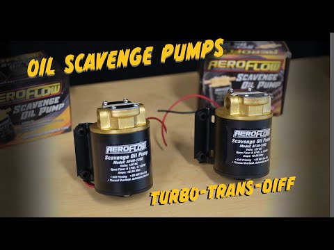 Oil scavenge pumps