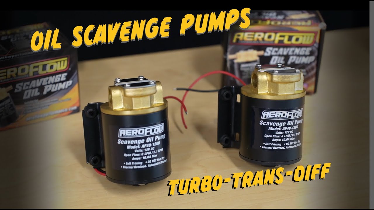 Oil scavenge pumps