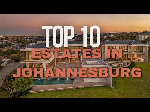 Top 10 Most expensive estates in Johannesburg ||Countdown|| Estates|| South Africa|| Joburg ||Travel