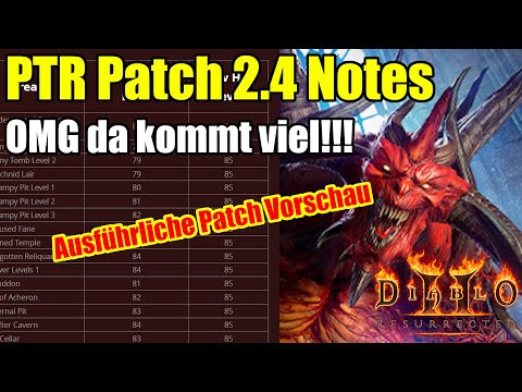 D2R | PTR Patch 2.4 Notes | OMG!!!