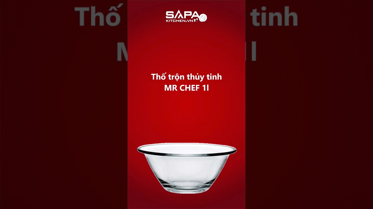 Thố trộn thủy tinh Mr Chef 1L