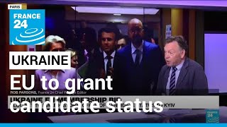 EU to grant Ukraine candidate status in 'message of solidarity' • FRAN