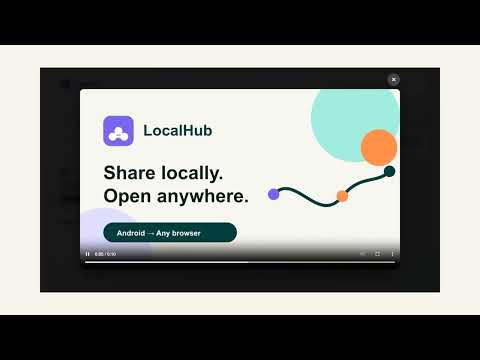 LocalHub: WiFi File Transfer video thumbnail