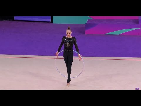 Polina Karika Hoop Qual 30,000 - World Challenge Cup Cluj-Napoca 2023