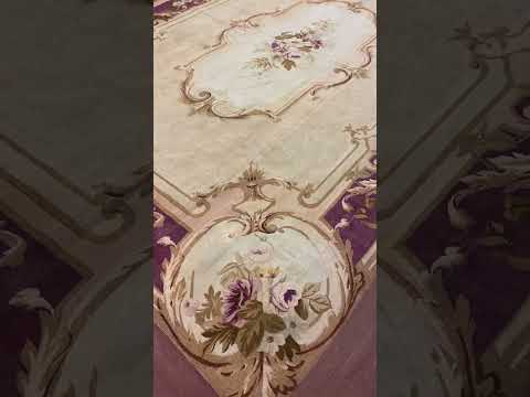 19th Century French Aubusson Carpet #23925 -*
