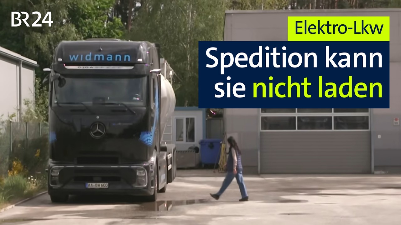 E-Lkw unter Strom: Warum der Netzanschluss zur Bremse wird | mehr/wert | BR24