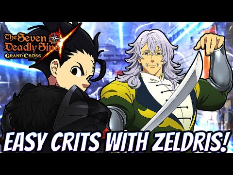 HP DEF BLUE ZELDRIS CAN ACTUALLY CRIT?! 400k+ DAMAGE* (PvP Showcase) Seven Deadly Sins Grand Cross