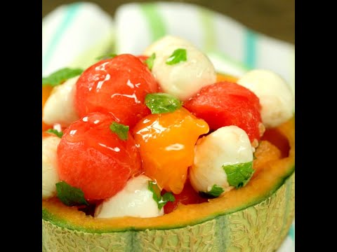 Melon and Mozzarella Salad