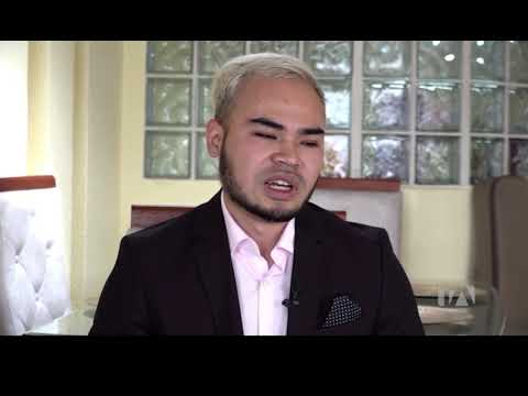 AMERICA VIVE - TELEAMAZONAS HISTORIA DE SUPERACIÓN DE ANDY PERSONA CIEGA Y SU PERRO GUIA KENSHI