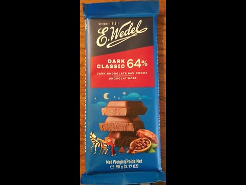 E. Wedel 64% Dark Classic Chocolate Bar Review