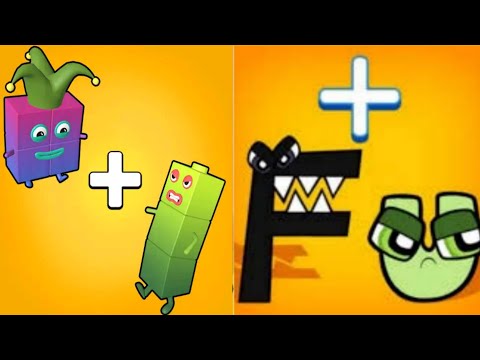 Alphabet Lore vs Number Lore vs Number Cube Merge: Run n Fight ( NUMBERBLOCKS )