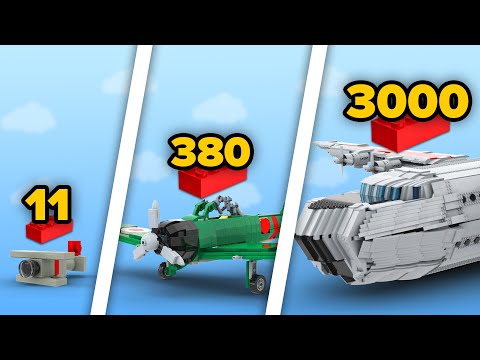 LEGO Planes From WW2 in Different Scales | Comparison